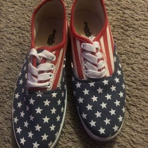 American Flag Sneakers